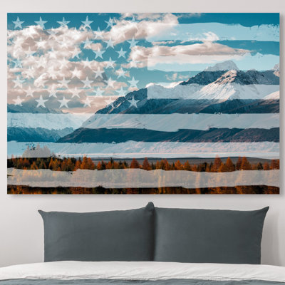 «Rocky Freedom Mountains» par Oliver Gal, impression sur toile