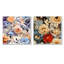 Lea - Ensemble de 2 impressions sur toile florales-102580268-102580269