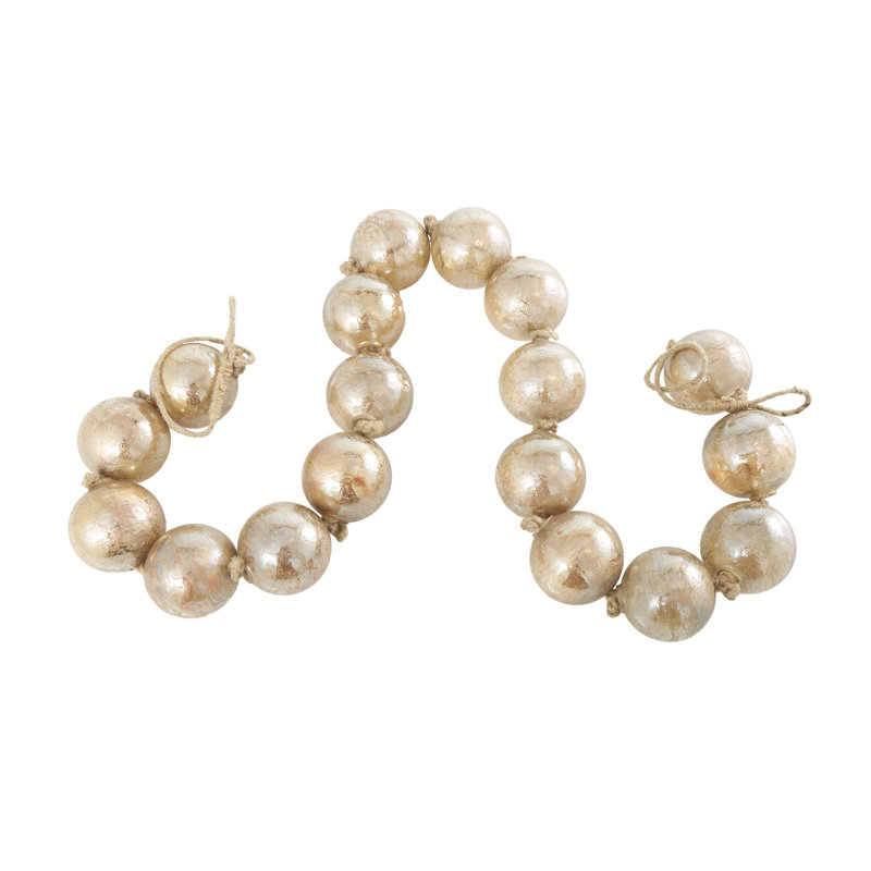 Guirlande Pearl, L 91 po, Brun