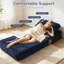 Méridienne pliable et convertible Comfy, idéale pour le salon et la chambre à coucher, canapé-lit compact et multifonctionnel