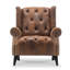 Sandringham Microsuede Wingback Chair-749038673