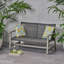 Causeuse en bois et osier Hampton-1019554960