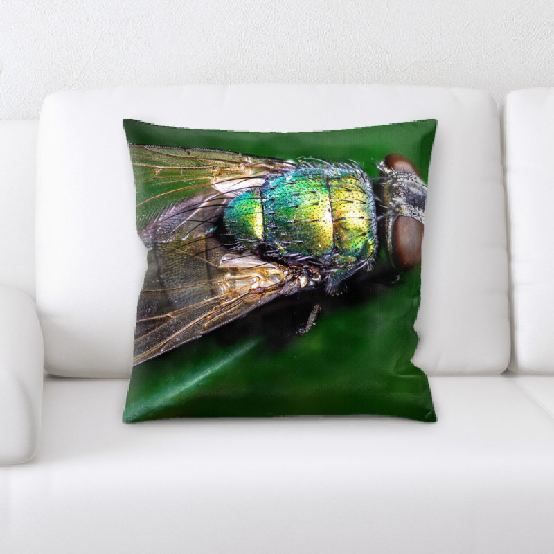 Microsuede Reversible Throw Pillow
