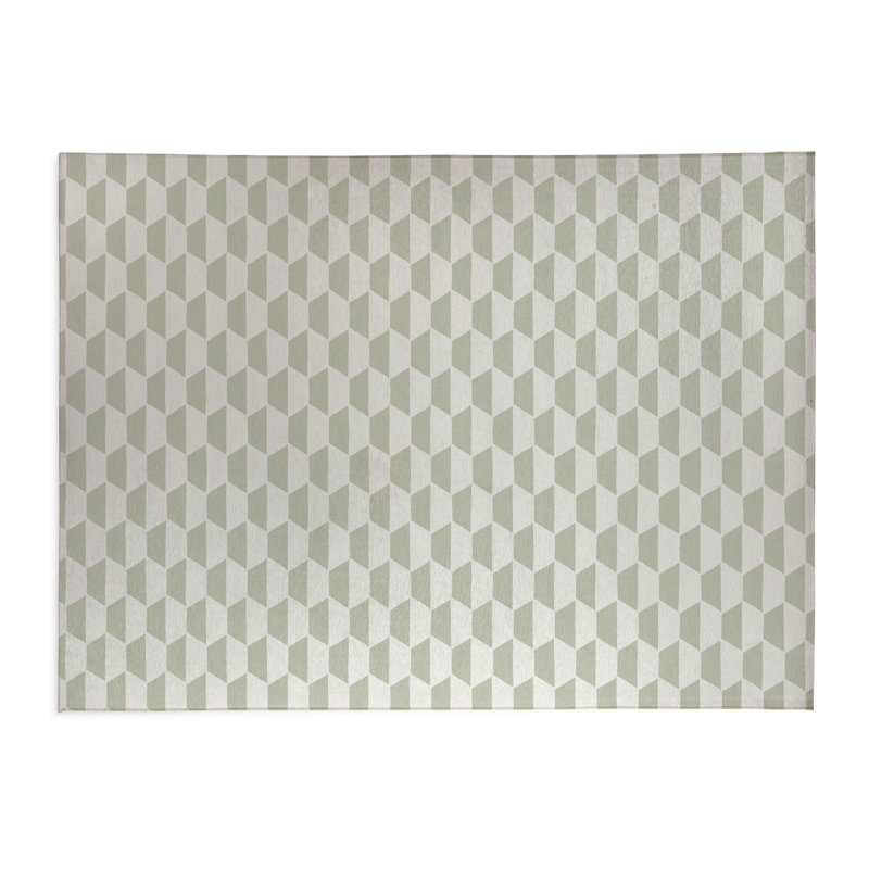 Tapis de jeu Hex Kids, Rectangle 5 pi x 7 pi, Vert clair