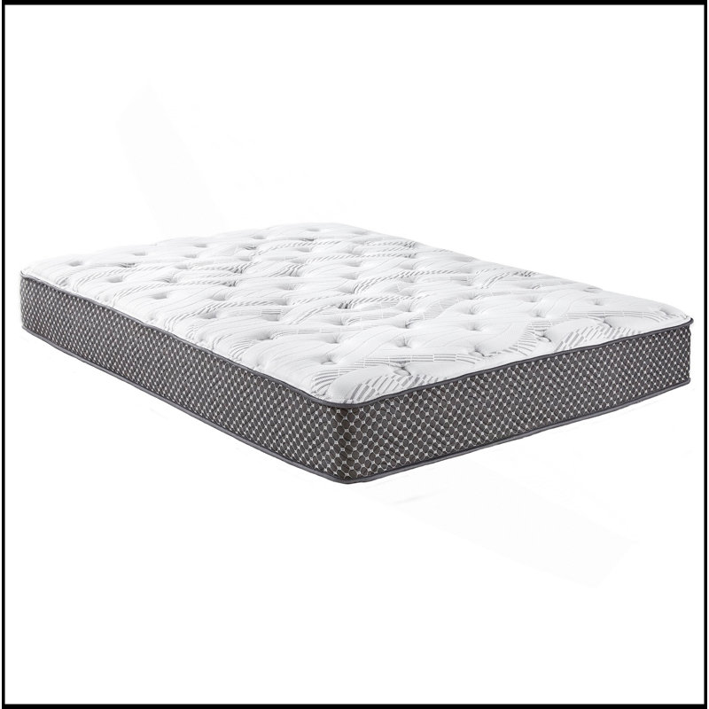 Matelas hybride matelassé 10 po, mi-ferme, Très grand lit