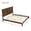 Lit plateforme Mid-Century moderne - très grand