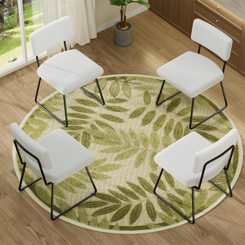 Chaise d'appoint rembourrée en velours Nikitia, Blanc