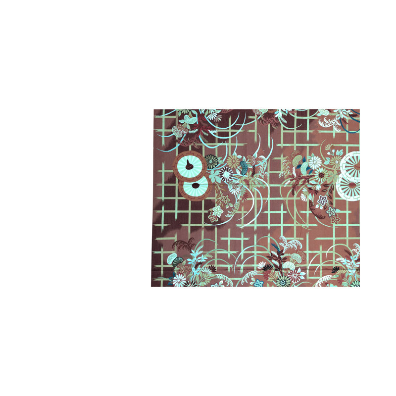Hand-Knotted High-Quality Rust and Brown Area Rug