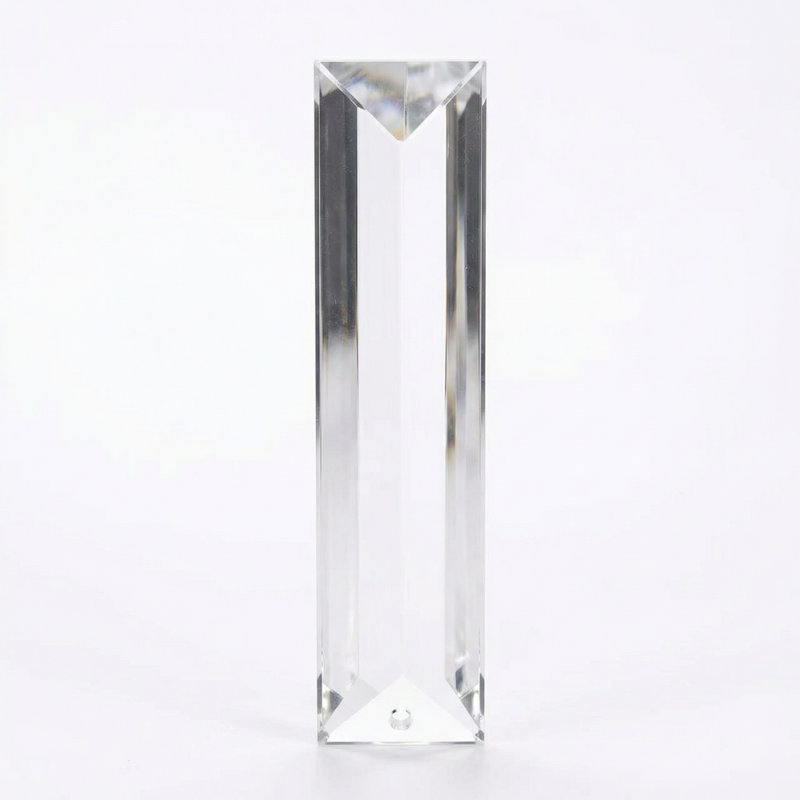 Ensemble de 55 tiges de cristal transparent de qualité supérieure - Longueur : 10 cm (3,94 po) pour des accents décoratifs élégants