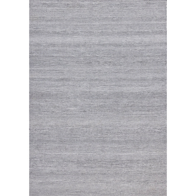 Tapis abstrait tissé à la main crème et gris 8 pi x 11 pi
