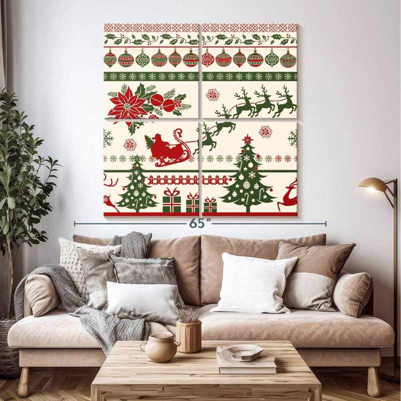 Lelend Christmas Folklore, 50" H x 50" W
