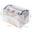 4 Compartment Wood Rectangle Flatware Caddy