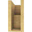 Corbeau TimberThane en bois de cèdre brut classique l 5 po x P 10 po x H 10 po-87708999