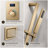 47 in. Complete LED Music Shower System with Rainfall & Waterfall Shower Head, 6 Body Jets, Digital Display, Handheld Shower, Brushed Gold