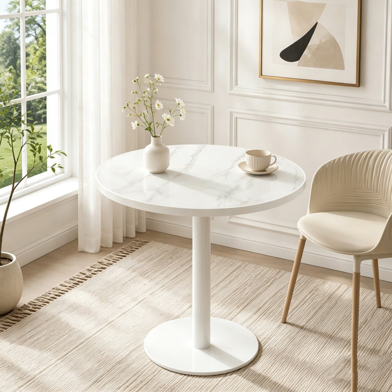 31.5" Round Sintered Stone Dining Table