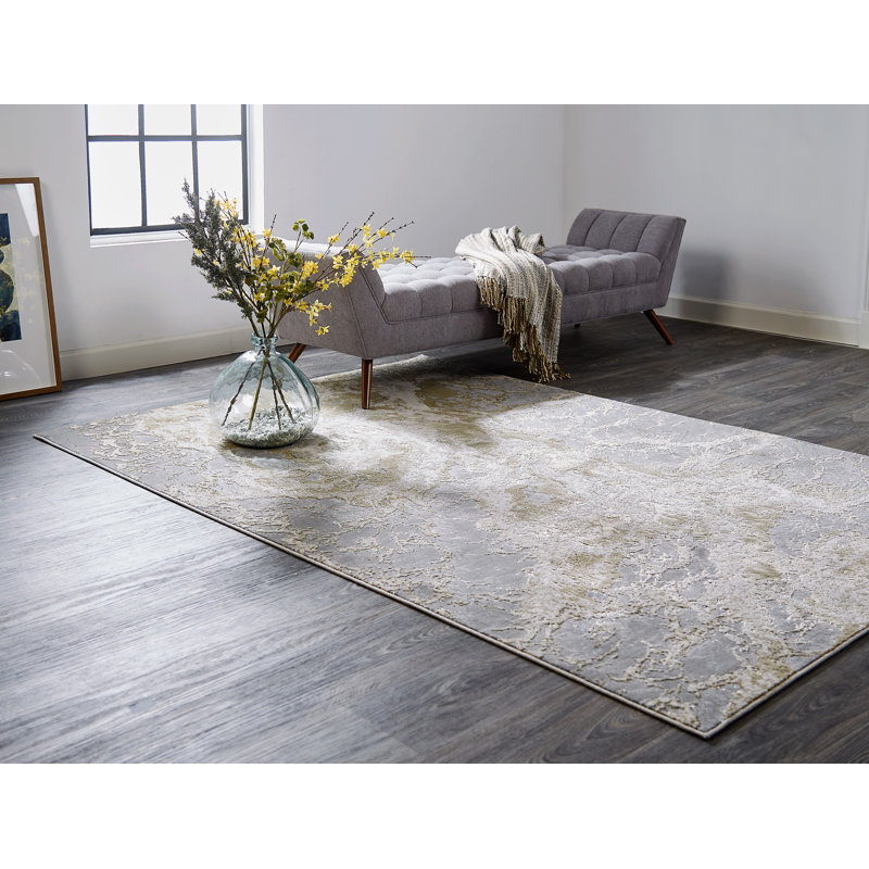Shabari Abstract Indoor Rug, Rectangle 1'8" x 2'10"