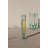  Recycled Glass Champagne Flutes 10"H, Clear Hand-Blown Transparent, Set of 6