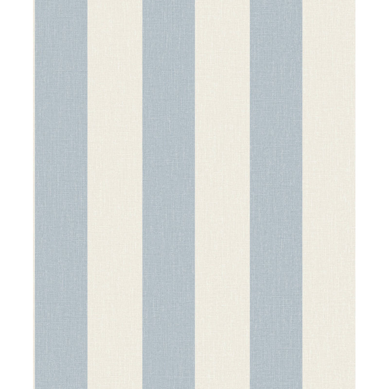 Papier peint à rayures simples, Bleu