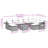 Vidaxl Garden Sofa Set Grey, Dark Grey