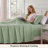 Bedsure Deep Pocket Sheet Set - Fits Mattresses Up to 21 Inches Thick -  GentleSoft Bed Sheet set, Moisture Wicking, Soft & Cooling Bed Sheet & Pillowcases, Easy & Secure Fit-105311106-105311096