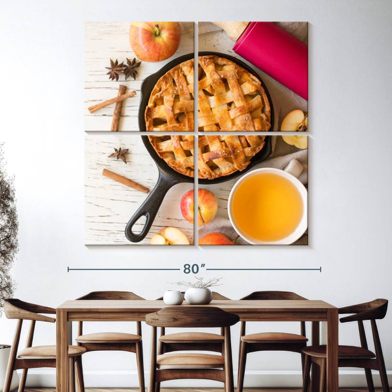 Apple Pie, 74" H x 74" W