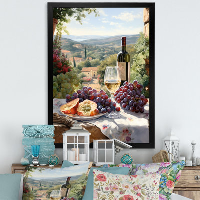" Vineyard Romantic Charm Landscape I "
