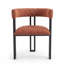 Chaise moderne à dossier incurvé en tissu moderne-1724366770