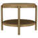Arini Round End Side Table With Storage Shelf