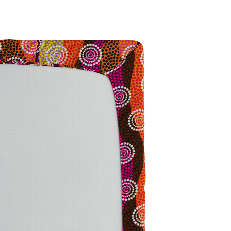 Microfiber Polka Dots Fitted Sheet, Twin XL Fitted Sheet