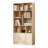 71" Tall Bookshelf With 10 Cubes And 3 Doors, 4-tier Bookshelf, Open Shelf Bookcase With Cabinet, Modern Cube Storage Organizer For Living Room, And Office, White-616440633
