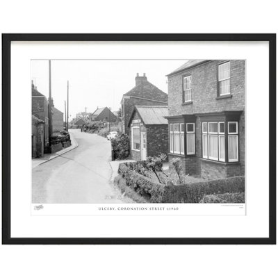 Ulceby, Coronation Street C1960 by Francis Frith - Single Picture Frame Print