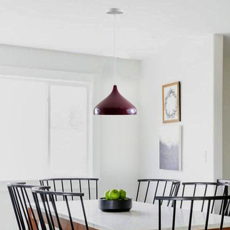 Cannady 1 - Light Pendant, Burgundy