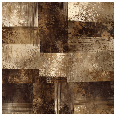 Abstract Earth Tones Comforter