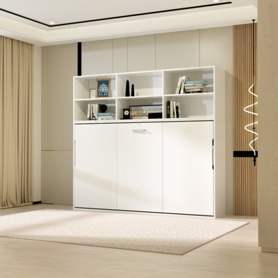 Lit escamotable horizontal avec rangement Mordern