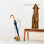 Élégant porte-parapluie en métal doré, 8,7 x 8,7 x 27,6 pouces | Fabrication 100% métal durable, design élégant | Parfait pour les vestibules, les couloirs et les accessoires de maison peu encombrants et fonctionnels