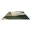 Sumi Reflect Hand Tufted Wool Abstract Area Rug in Fern/Pistachio-1374116260