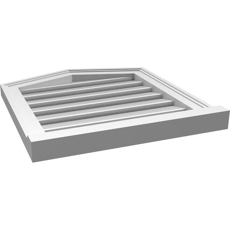 Ventilé à pignon en uréthane fonctionnel à hauteur de crête fonctionnelle 4/12, brun clair apprêté