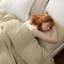 Onorino Luxury 4-Piece Dyed Duvet Set with Pillowcases or Fitted sheet (4 in 1)-2063012522-2063012529