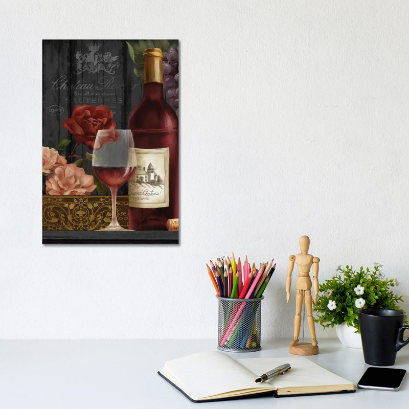 Chateau Wine I by Conrad Knutsen - Wrapped Canvas Print, 30.48cm H x 20.32cm W x 1.905cm D