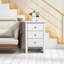 Amalan 40cm W Manufactured Wood Bedside Table