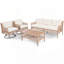Ensemble de mobilier d'extérieur en osier pour 5 espaces-1064801059-1064801069