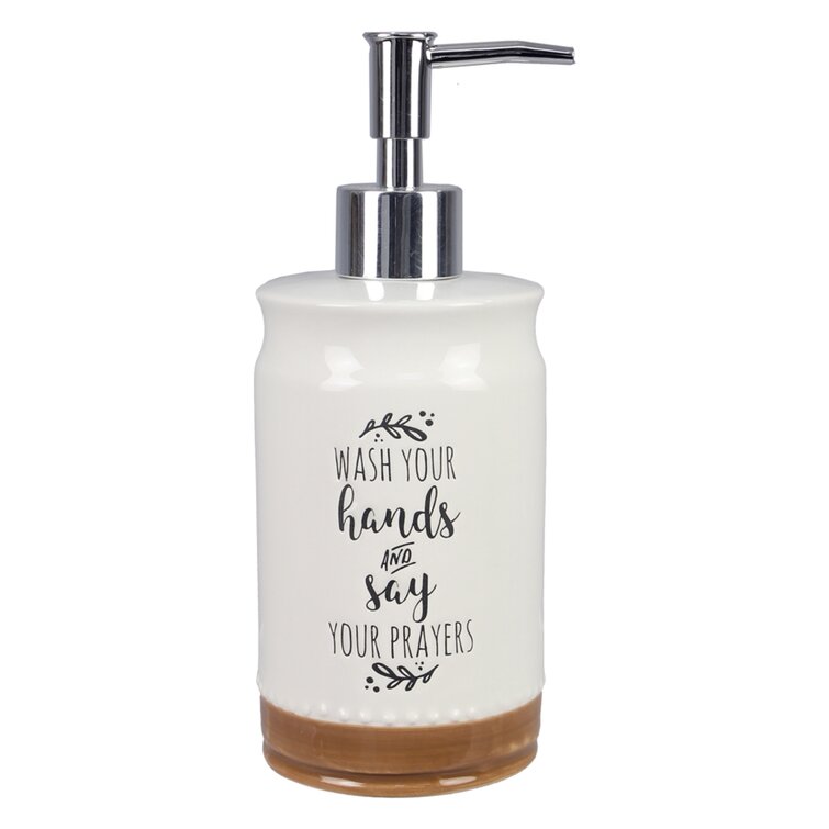 Latitude Run® Distributeur de savon «Wash Your Hands» - Wayfair Canada