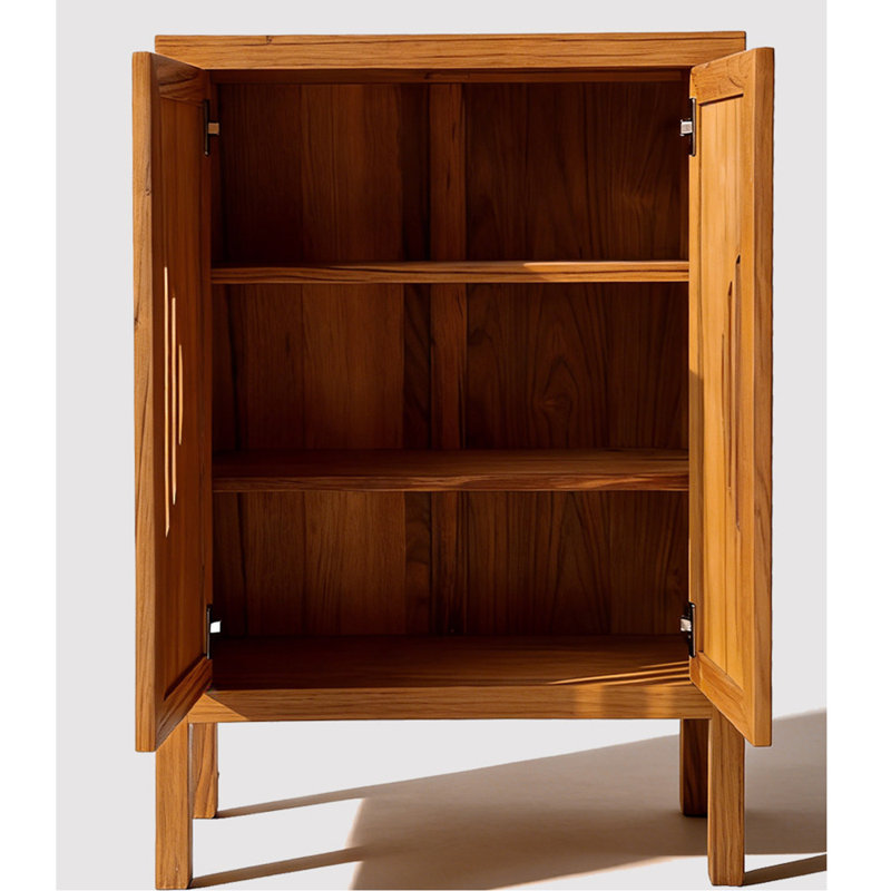 Purely solid wood furniture storage shoe cabinet