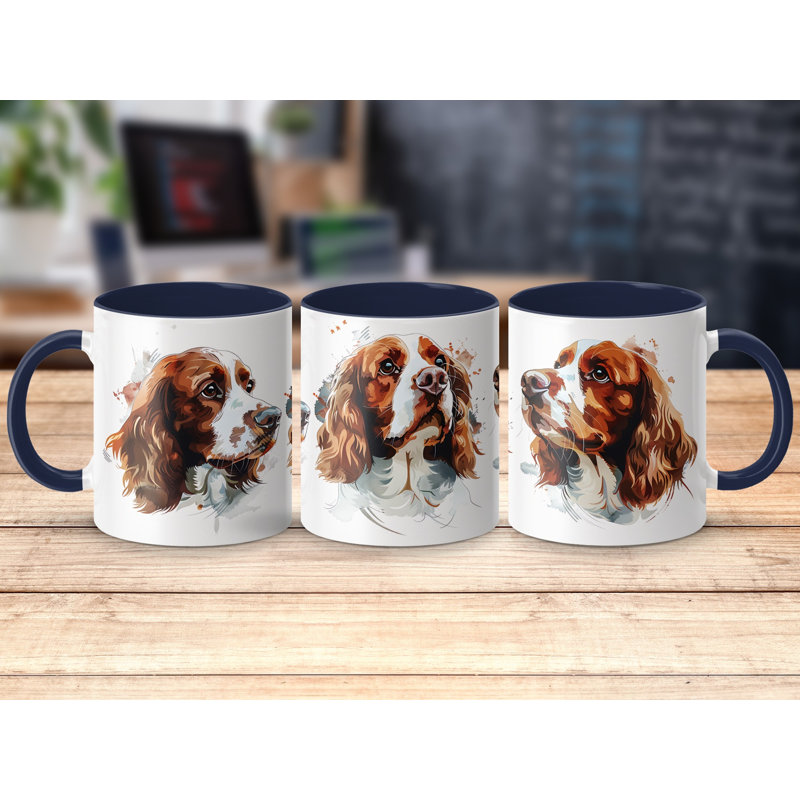 Ceramic Coffee Mug, Navy
