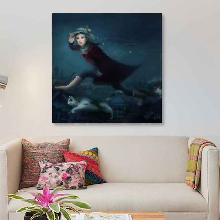 « felidae », impression sur toile, H 37 po x l 37 po x P 1,5 po, Toile tendue