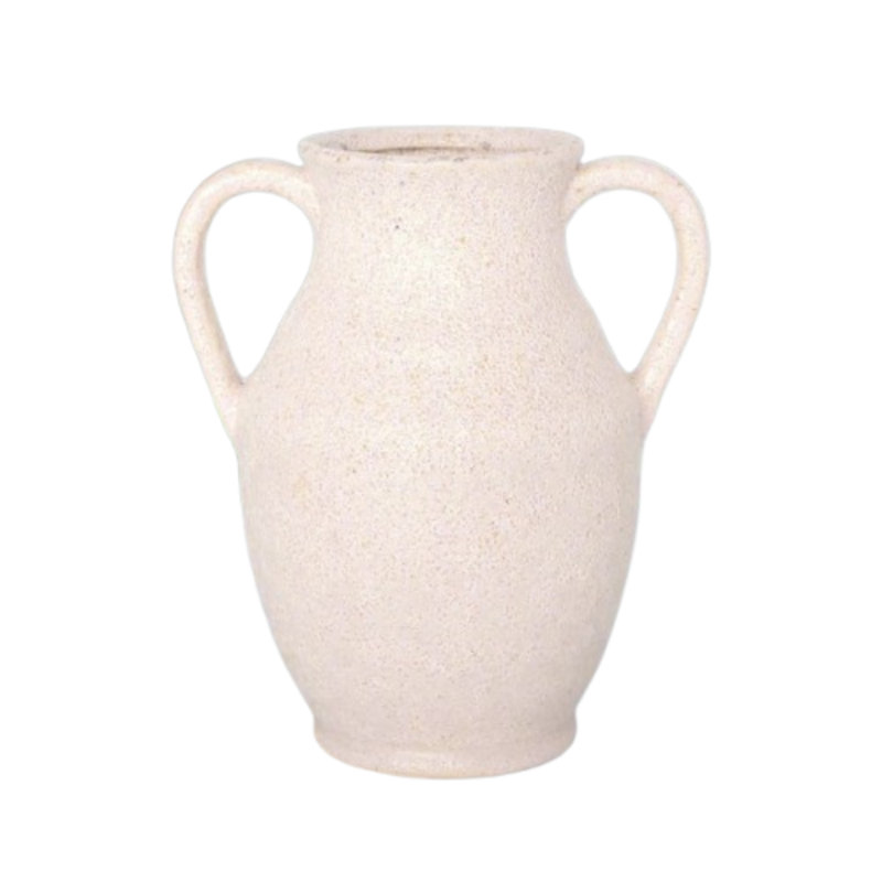 Vase en céramique Amphora, H 12,5 po x l 8 po x P 10,5 po