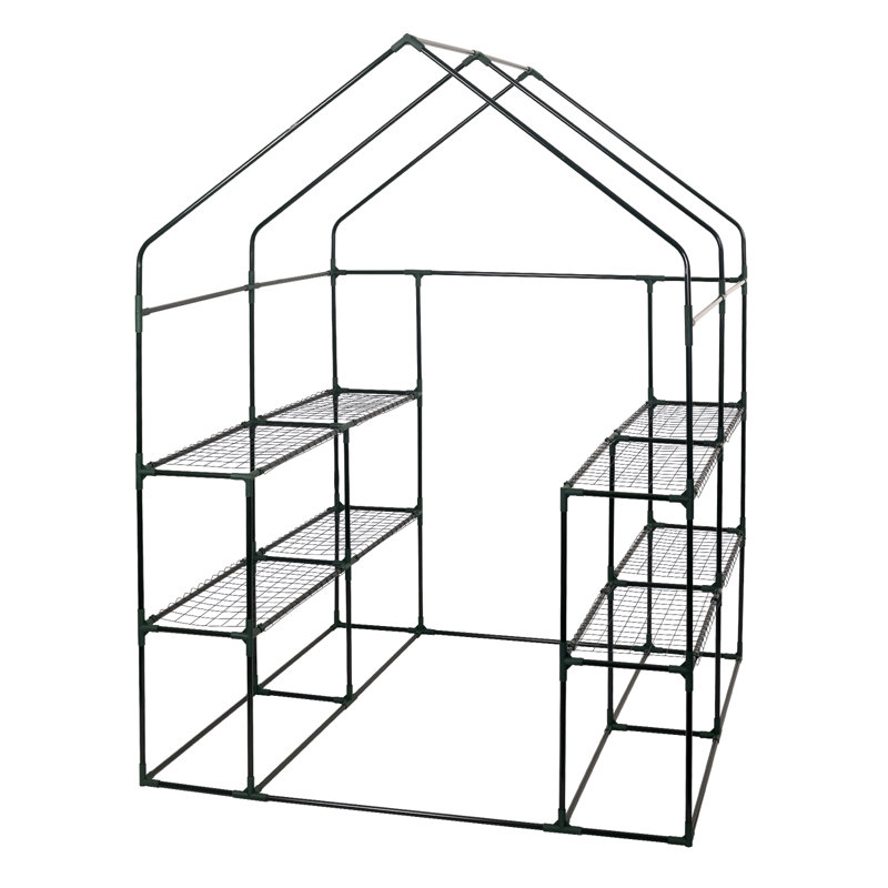 Ellerslie 4.7 Ft W x 11.8 Ft D Mini Greenhouse, Green