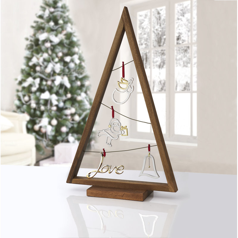 3.5'' Metal Holiday Shaped Ornament