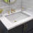 18 In. L Rectangular Bathroom Sink In White Ceramic Undermount Vessel Sink With Overflow Undercounter Single Basin