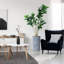 Arbre artificiel en pot moderne Ficus Lyrata-97704312